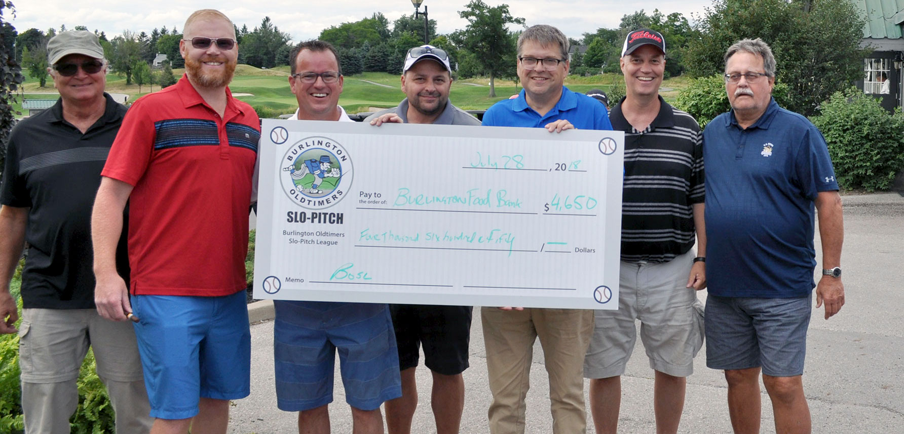 Golf-Day charity contribution